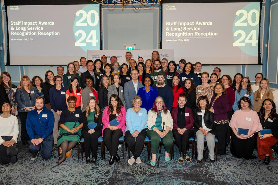 recipients of staff impact and long service awards