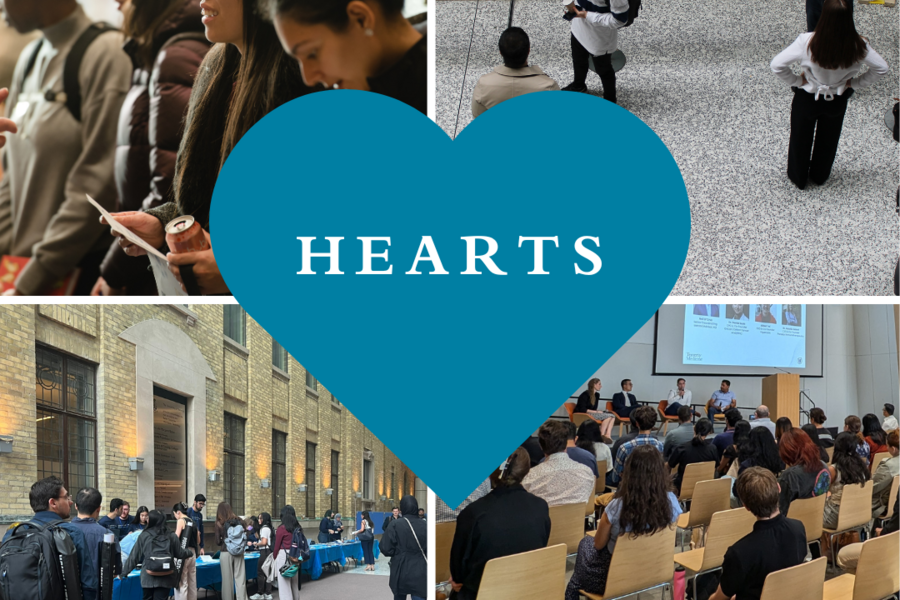 people gathered for various events; a heart