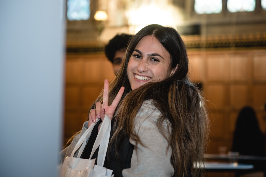 A person smiling
