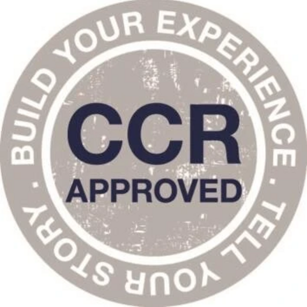 build your experience; tell your story; CCR approved